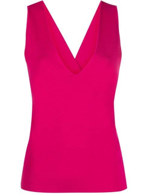 sleeveless knitted top by P.A.R.O.S.H.