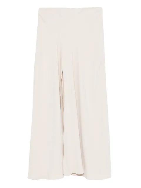 split-front maxi skirt by P.A.R.O.S.H.