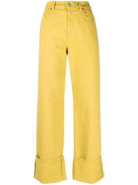 straight-leg trousers by P.A.R.O.S.H.