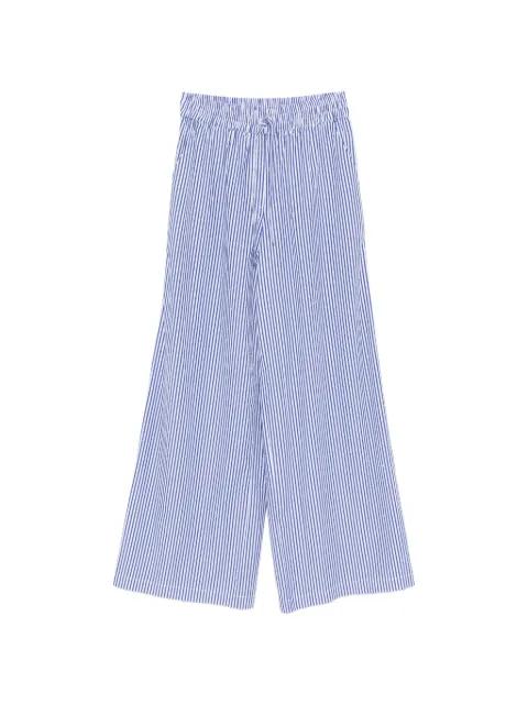 striped drawstring trousers by P.A.R.O.S.H.