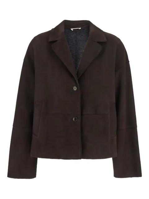 suede button-fastening jacket by P.A.R.O.S.H.