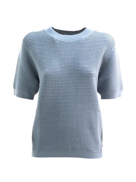 textured short-sleeve sweater by P.A.R.O.S.H.