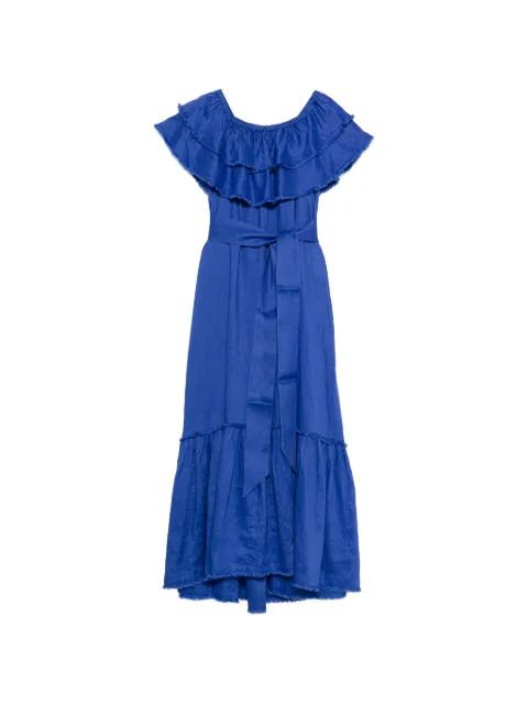 tie-belt maxi dress by P.A.R.O.S.H.