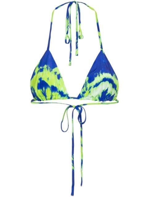 tie-dye silk bralette by P.A.R.O.S.H.