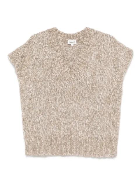 v-neck short-sleeve top by P.A.R.O.S.H.