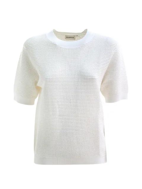 waffle knit T-shirt by P.A.R.O.S.H.