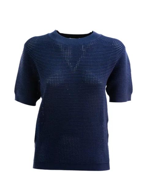 waffle-knit short-sleeve T-shirt by P.A.R.O.S.H.