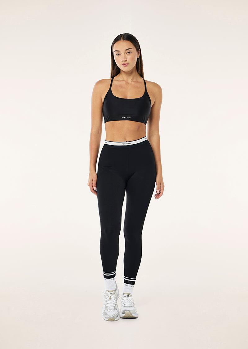 AVANT FULL LENGTH LEGGING IN BLACK & WHISPER WHITE by P.E NATION AVANT FULL LENGTH LEGGING IN BLACK & WHISPER WHITE by P.E NATION