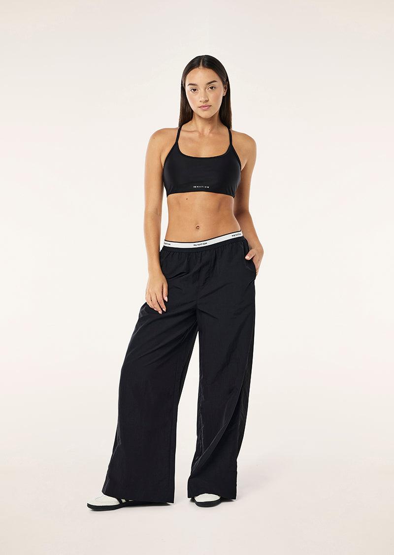 AVANT PANT IN BLACK AND WHISPER WHITE by P.E NATION