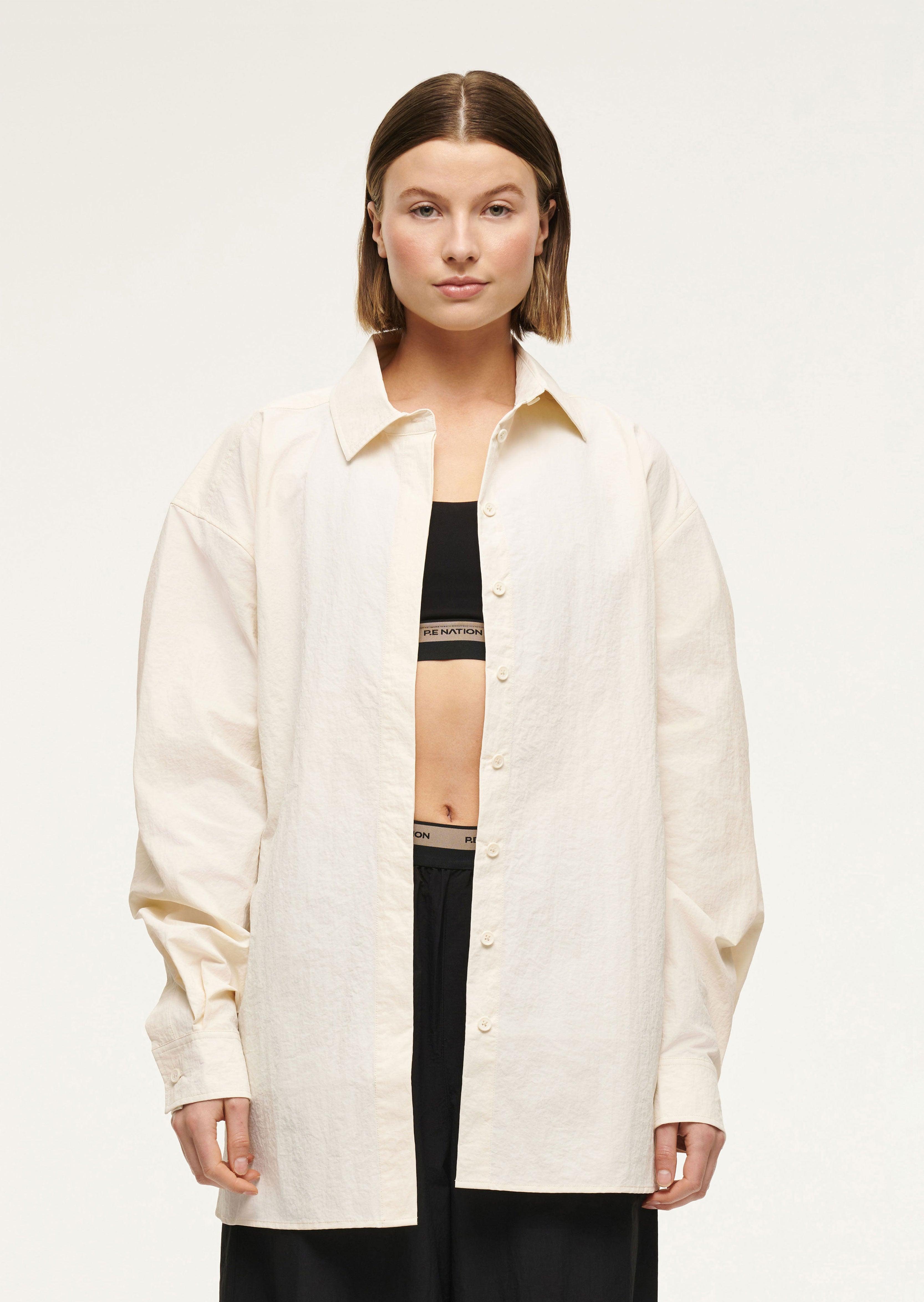 AVANT SHIRT IN WHISPER WHITE by P.E NATION