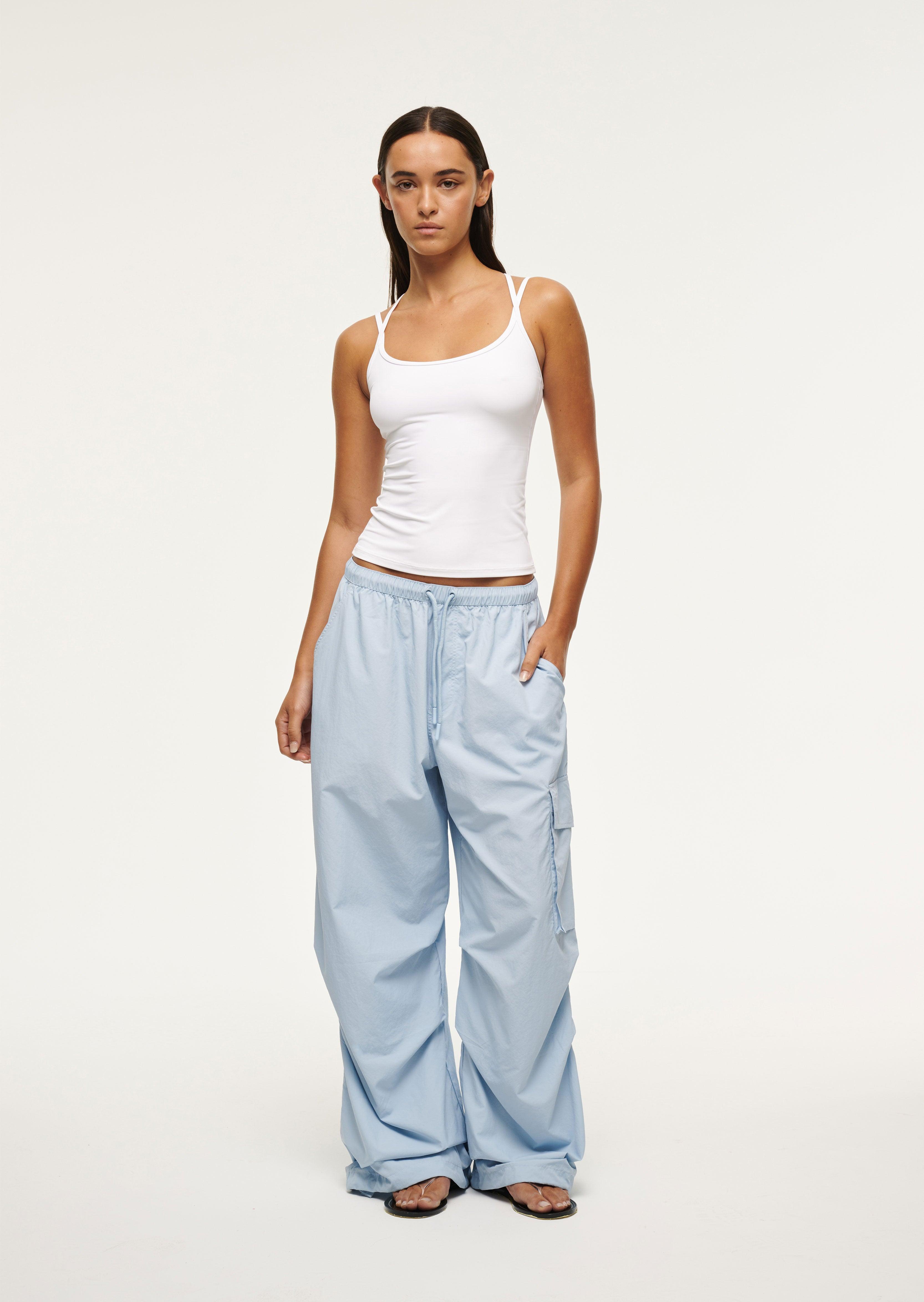 AWARD SPRAY PANT IN SKY BLUE by P.E NATION