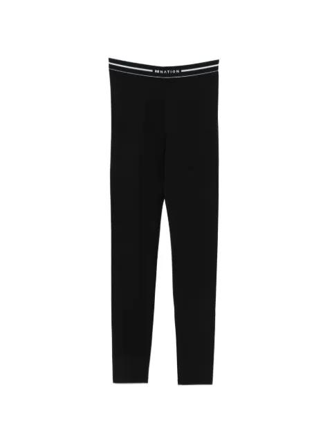 Avant logo-waistband leggings by P.E NATION