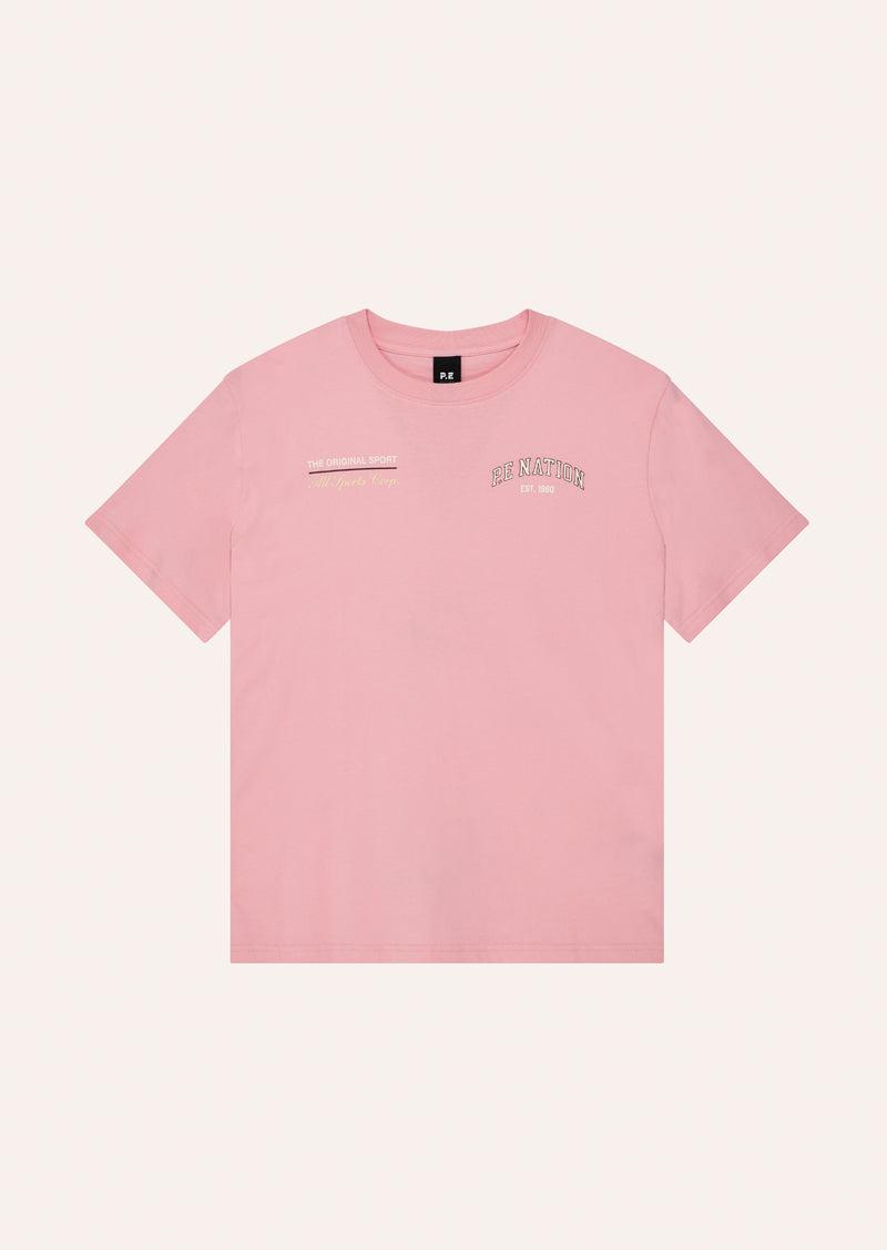BASE TEE IN CANDY PINK by P.E NATION