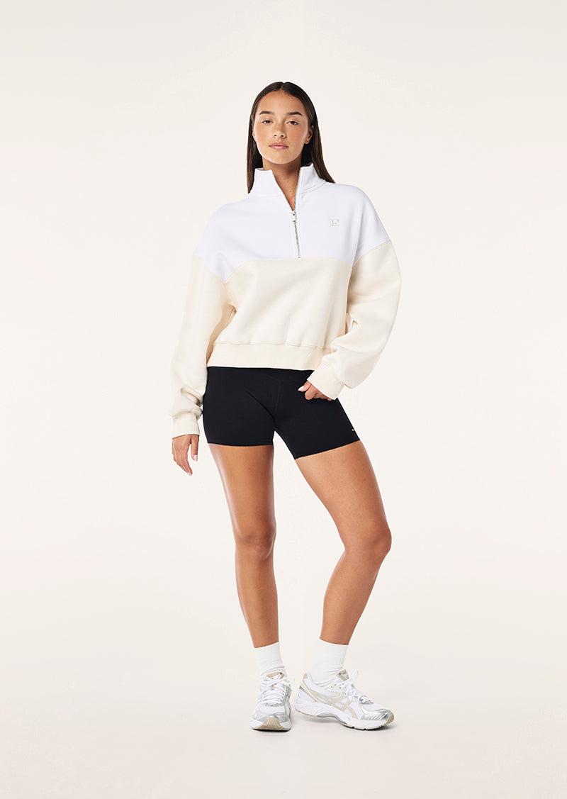 CENTRE FIELD SWEAT IN WHISPER WHITE by P.E NATION