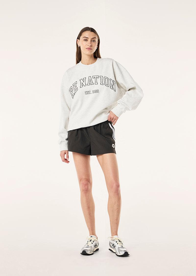CORE SWEAT IN GREY MARLE by P.E NATION
