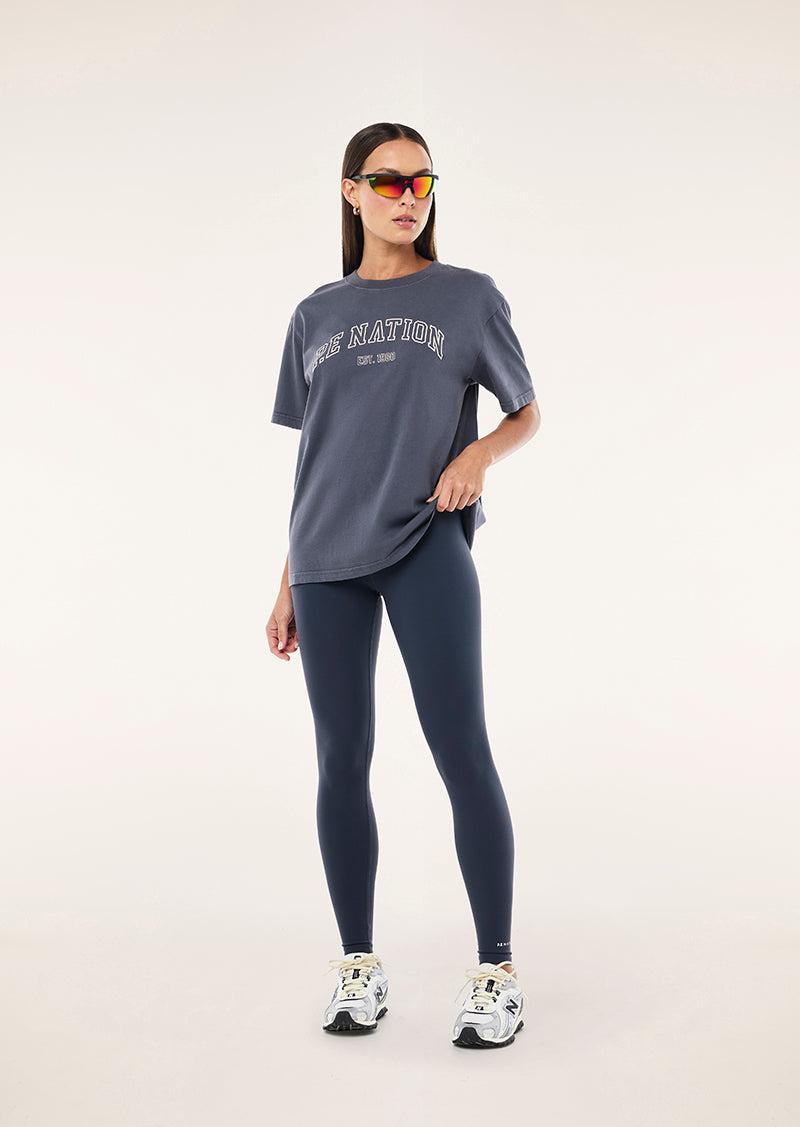 CORE TEE IN MARINE BLUE by P.E NATION