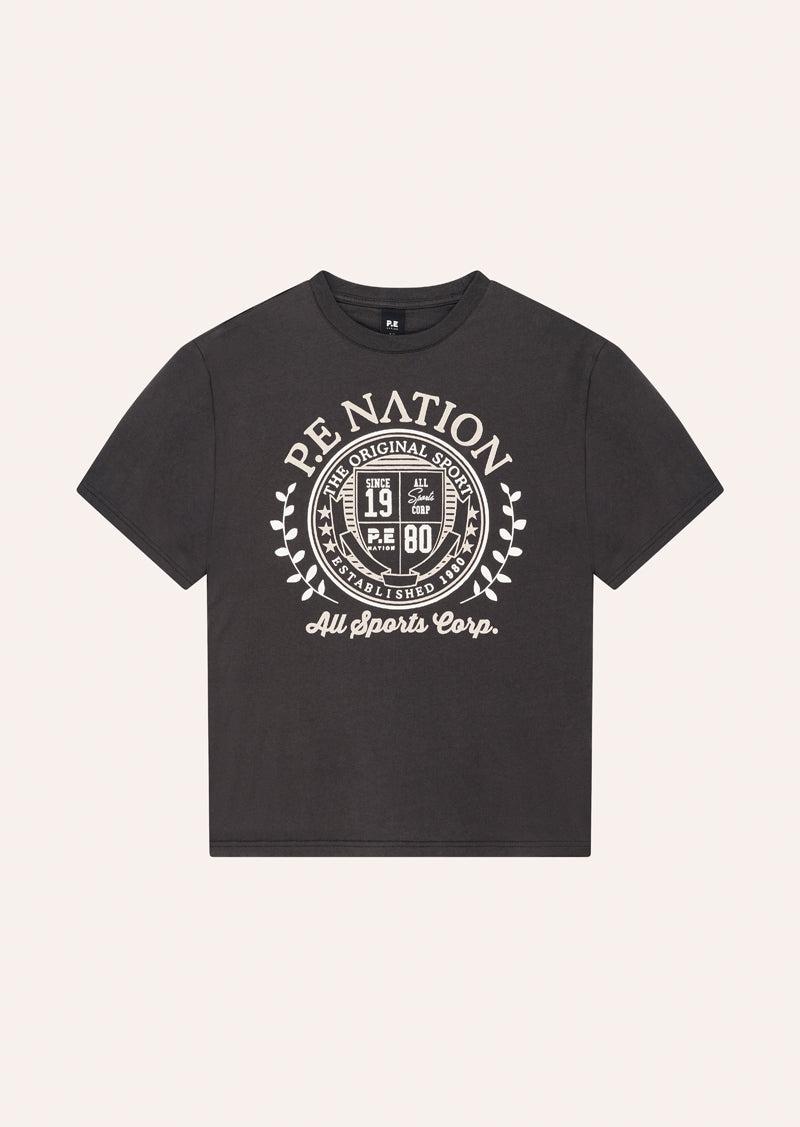 DEFEND TEE IN SMOKESTONE by P.E NATION