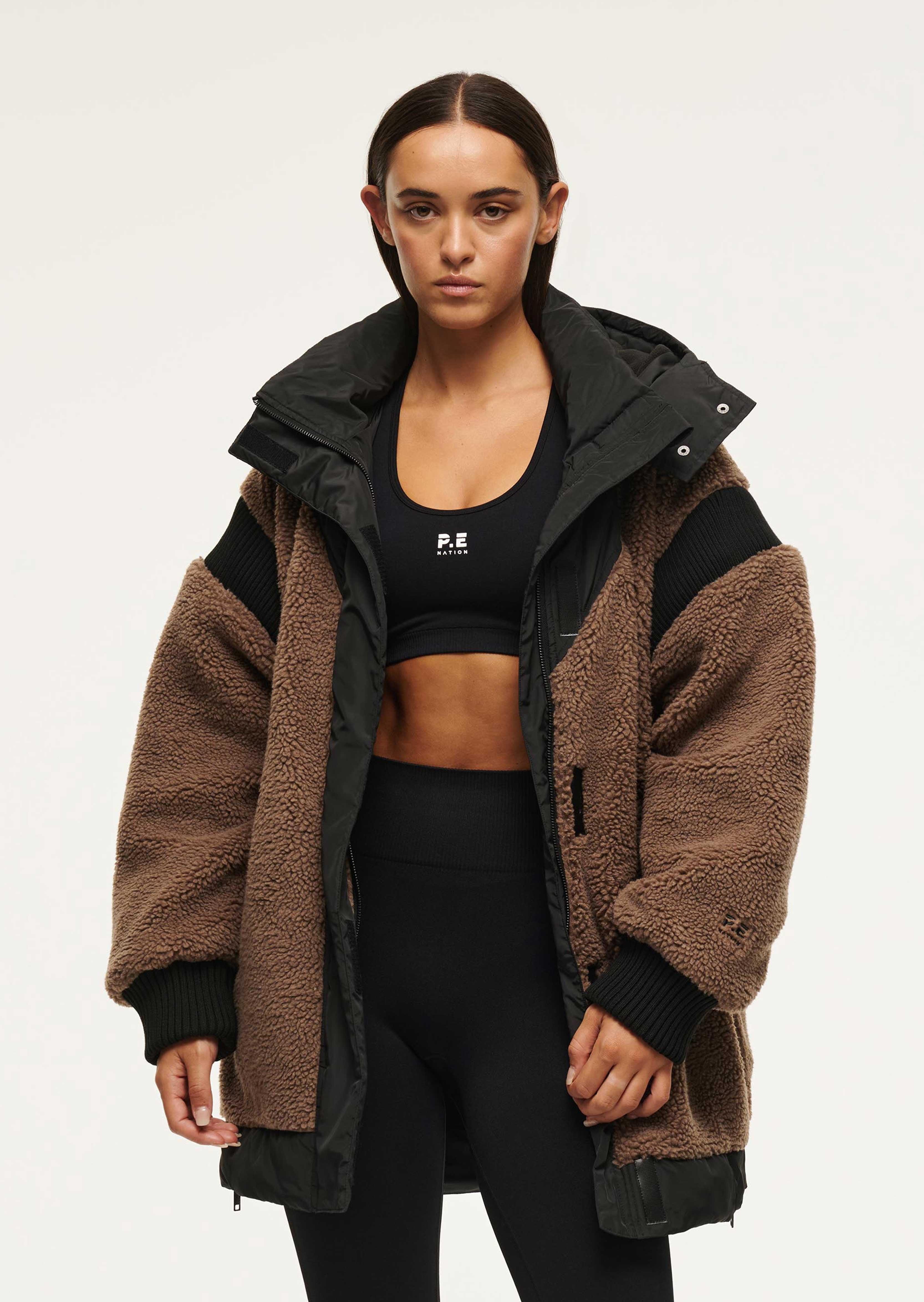 DISTRICT 2.0 JACKET IN FOSSIL by P.E NATION