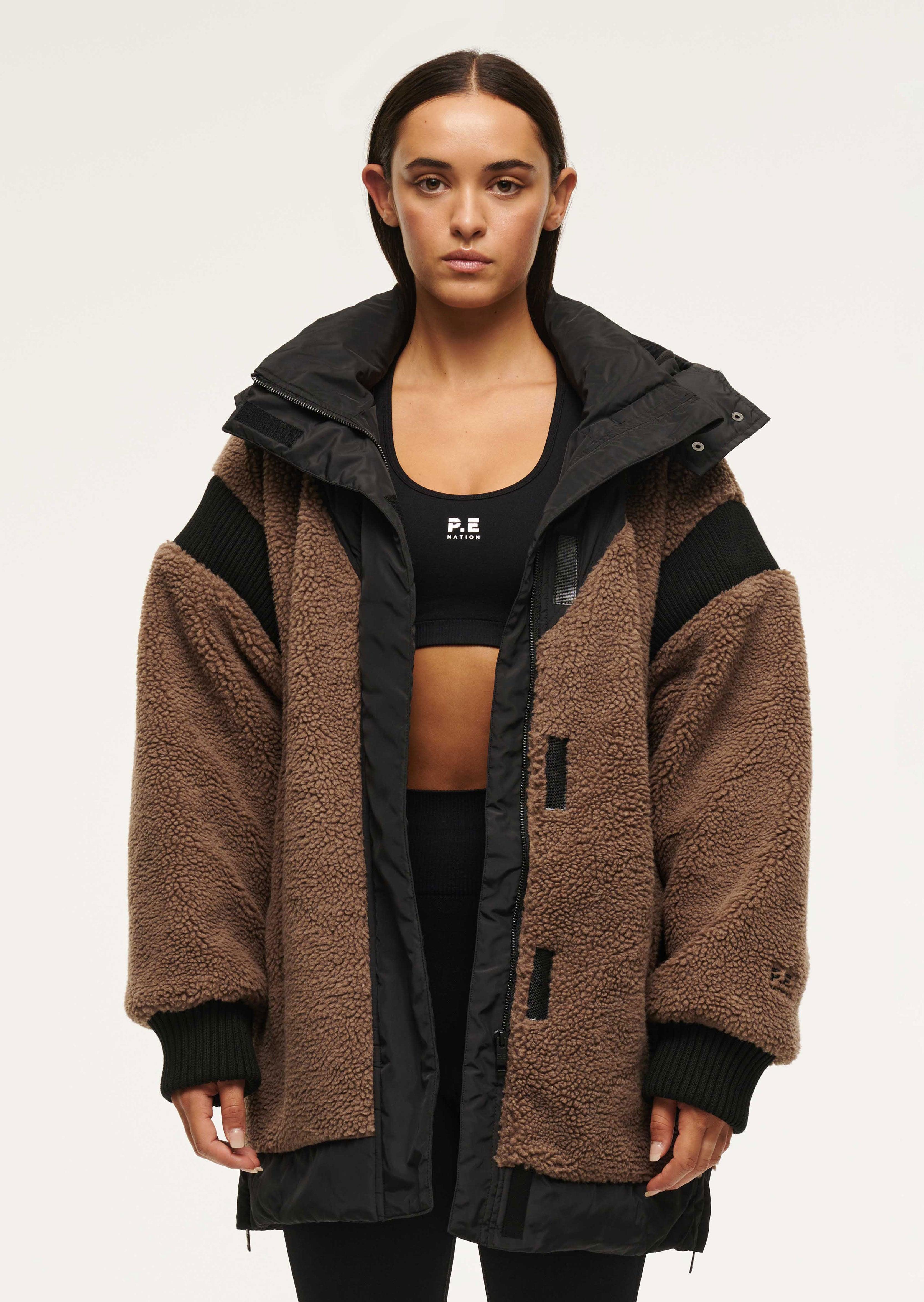 DISTRICT 2.0 JACKET IN FOSSIL by P.E NATION