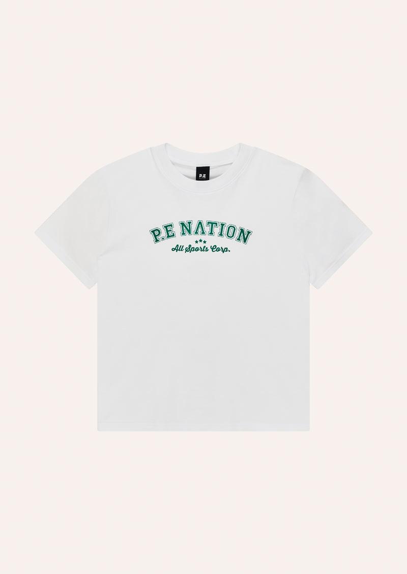 DYNAMIC TEE IN OPTIC WHITE by P.E NATION