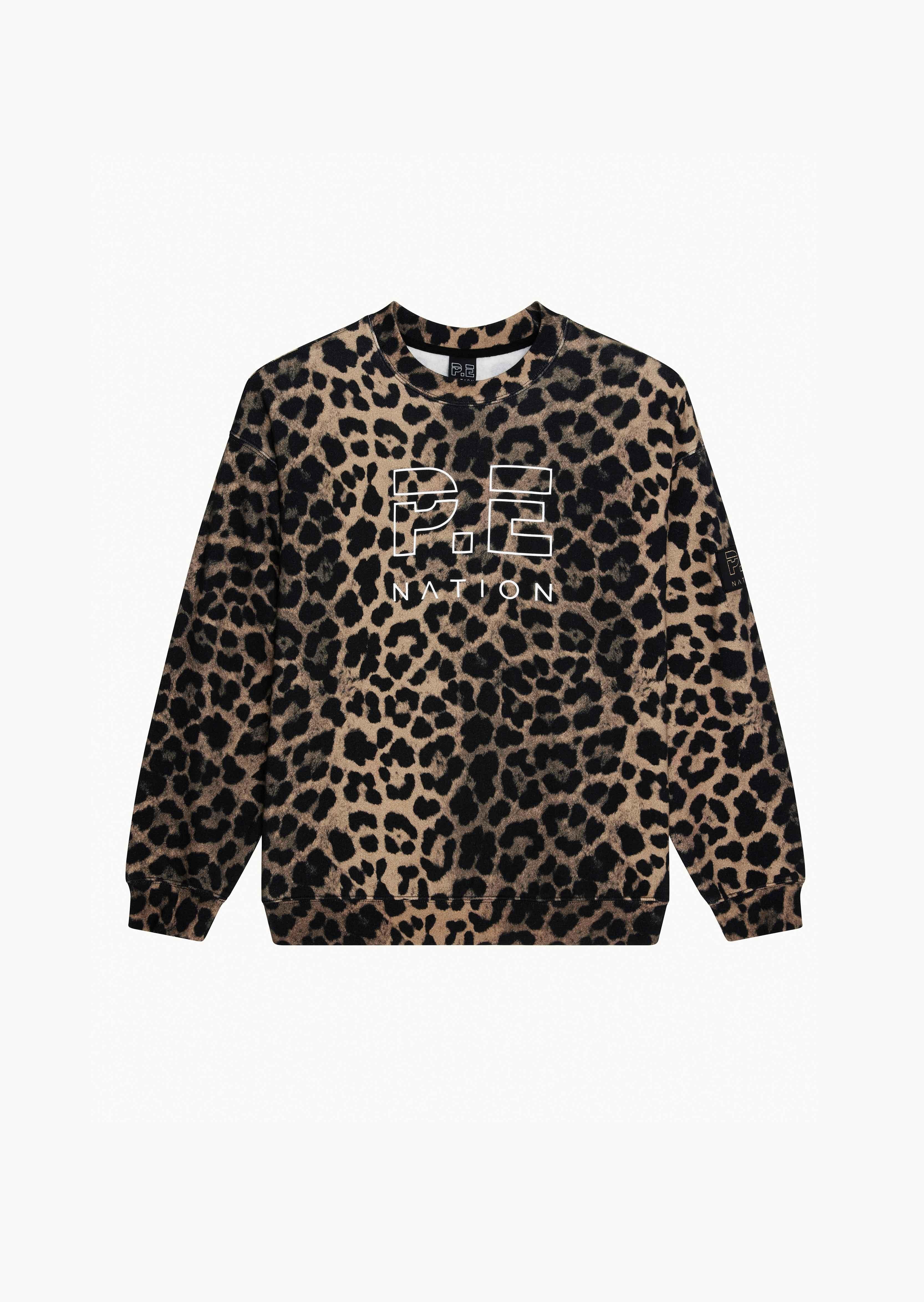 ELEMENT SWEAT IN ANIMAL PRINT by P.E NATION