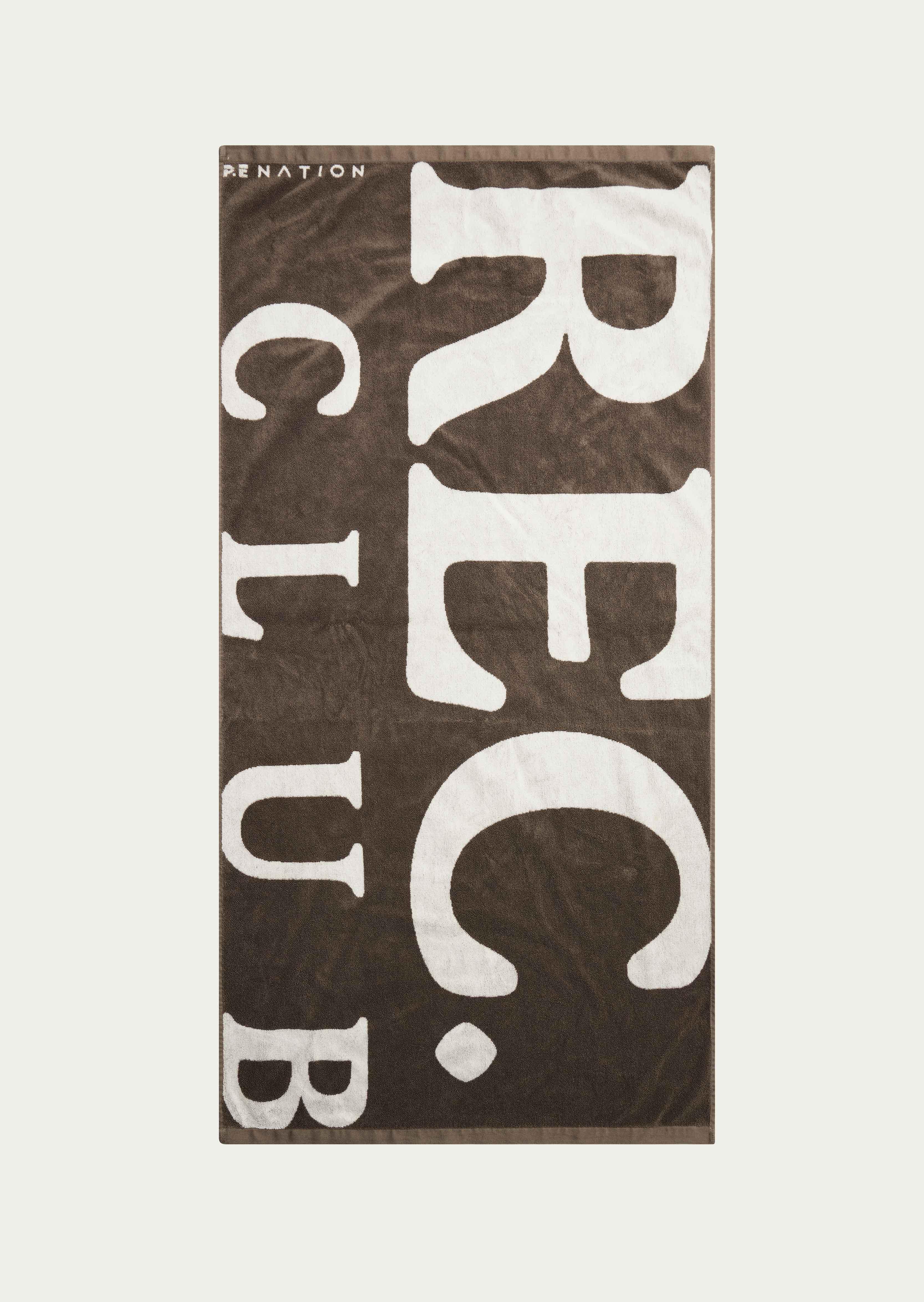 ELSEWHERE TOWEL IN FOSSIL by P.E NATION