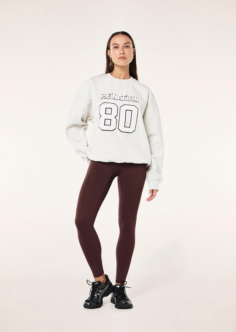 ELYSIAN 2.0 SWEAT IN SNOW MARLE by P.E NATION