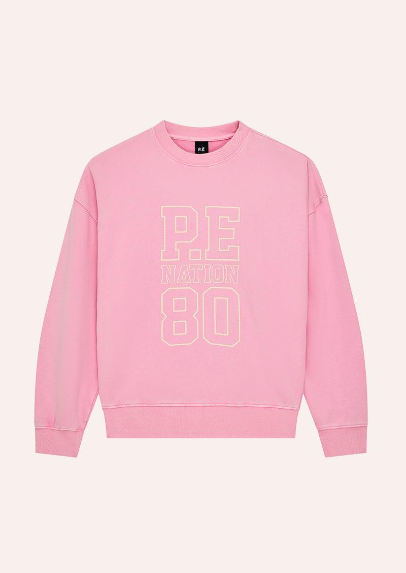 ELYSIAN SWEAT IN WASHED PRISM PINK by P.E NATION