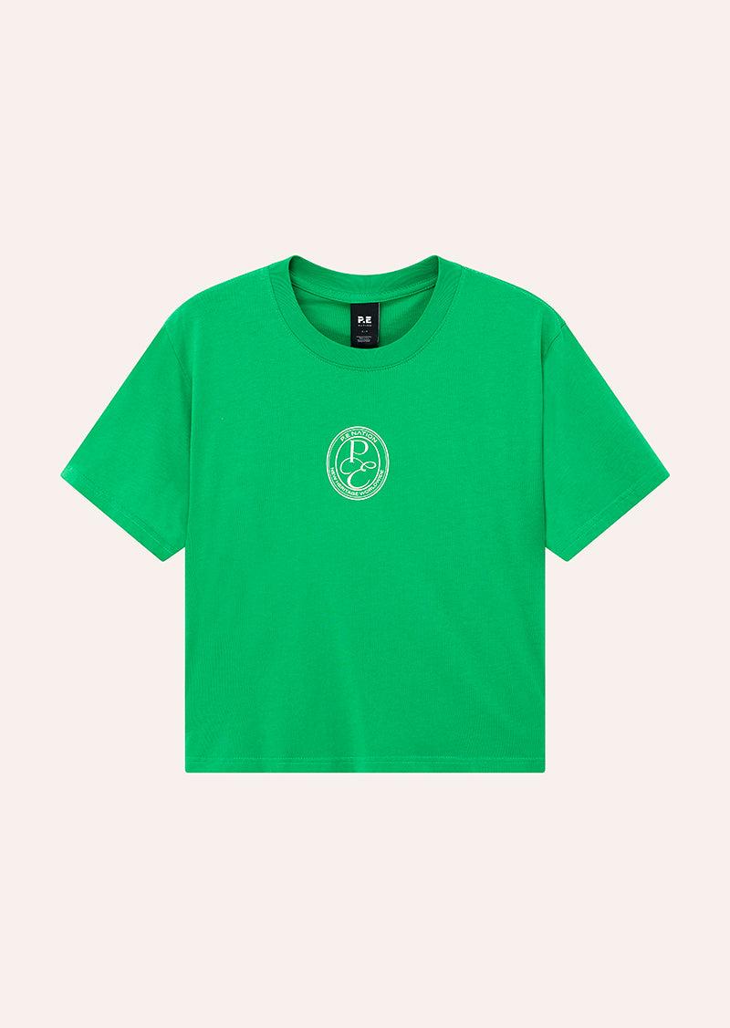 EXPOSITION TEE IN WASHED KELLY GREEN by P.E NATION
