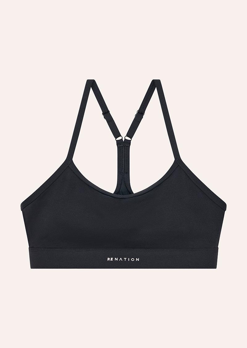 FAIRMONT SPORTS BRA IN BLACK by P.E NATION