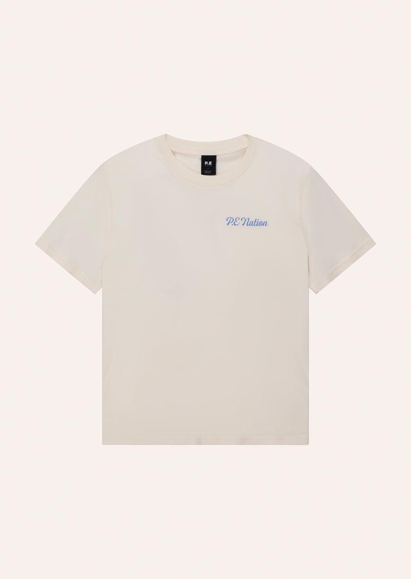 FORMATION 2.0 TEE IN WHISPER WHITE by P.E NATION