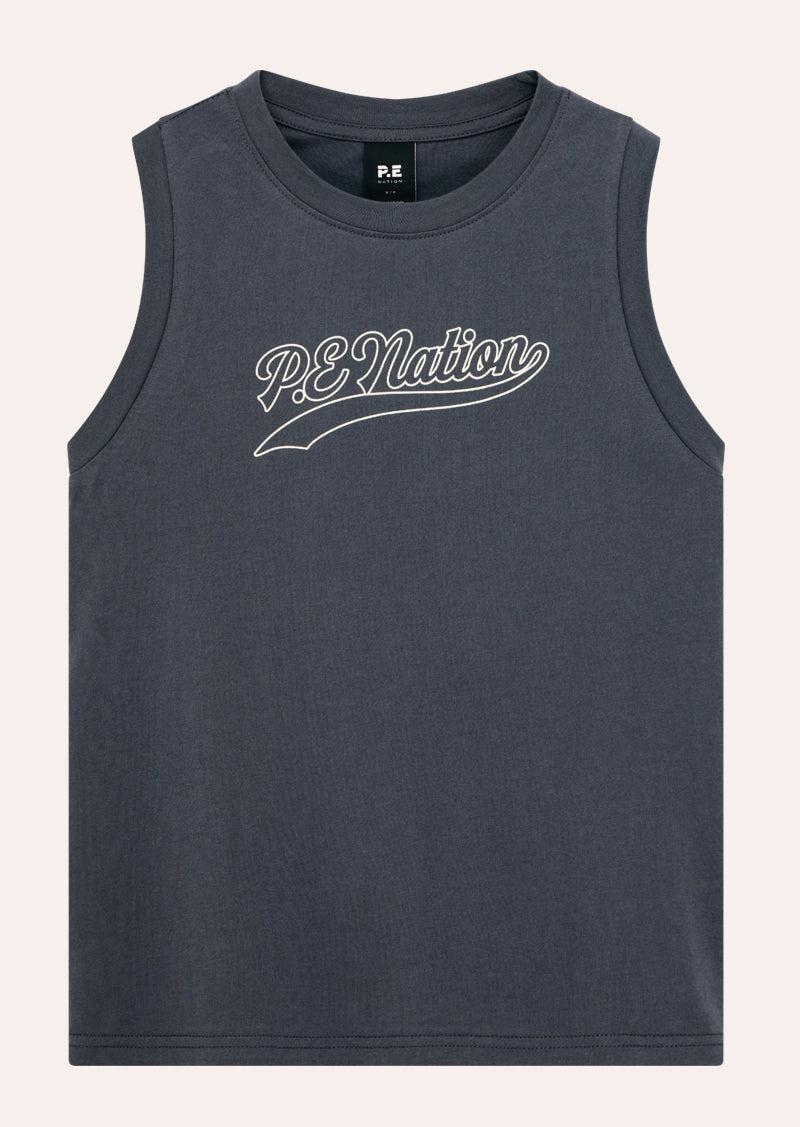 FORMATION TANK IN MARINE BLUE by P.E NATION