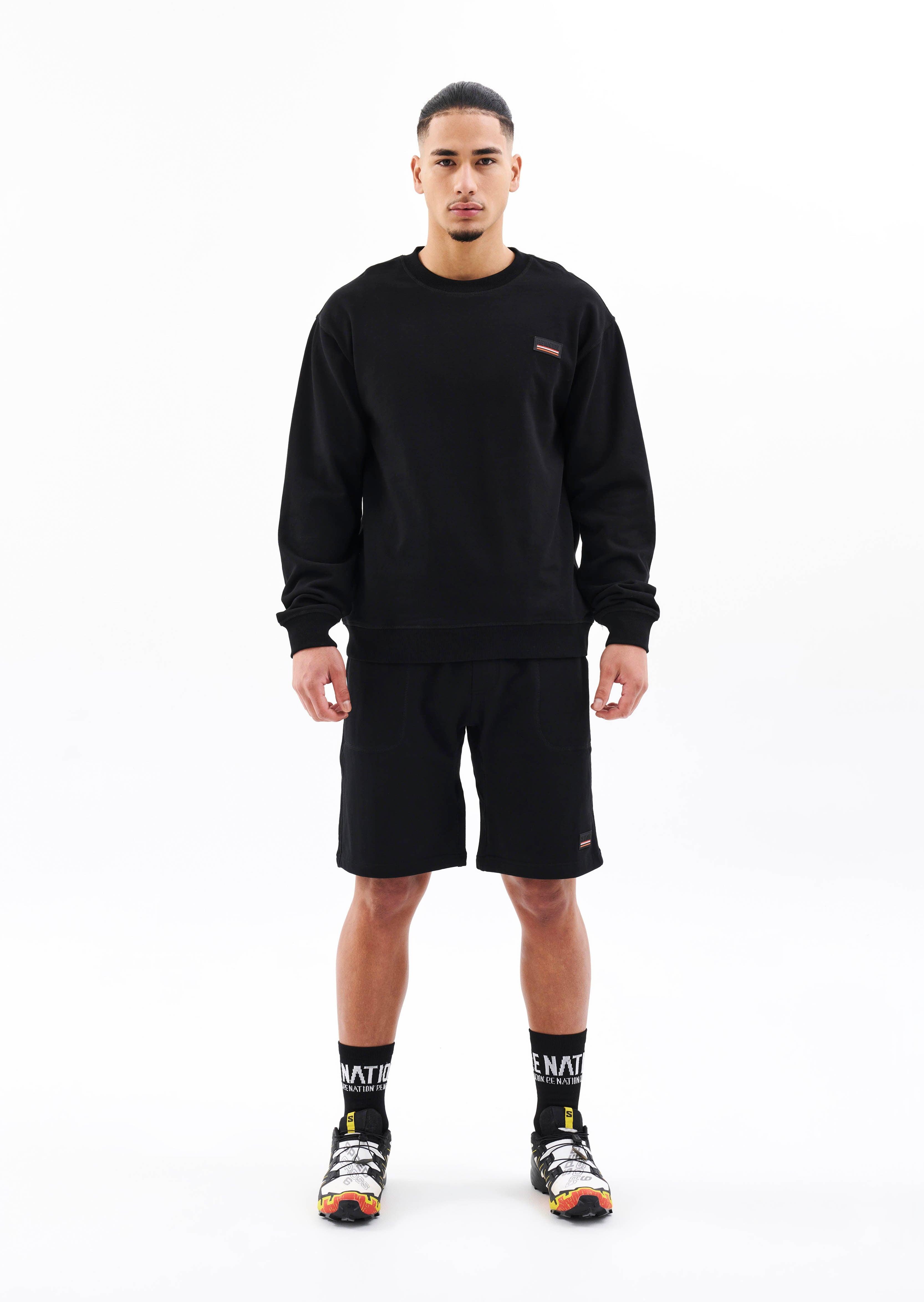 FORTITUDE SWEAT IN BLACK by P.E NATION