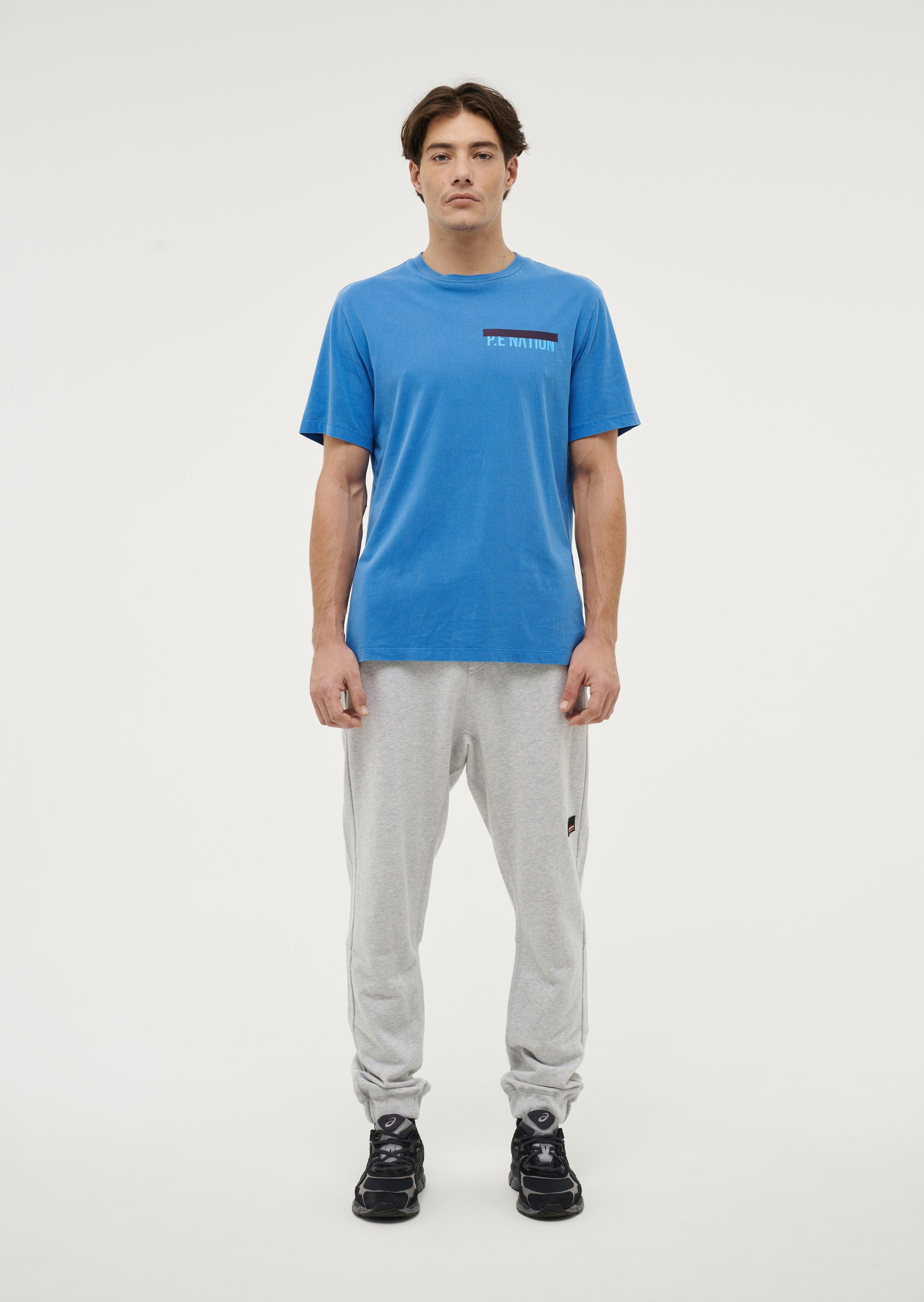 FORTITUDE TRACKPANT IN GREY MARL by P.E NATION