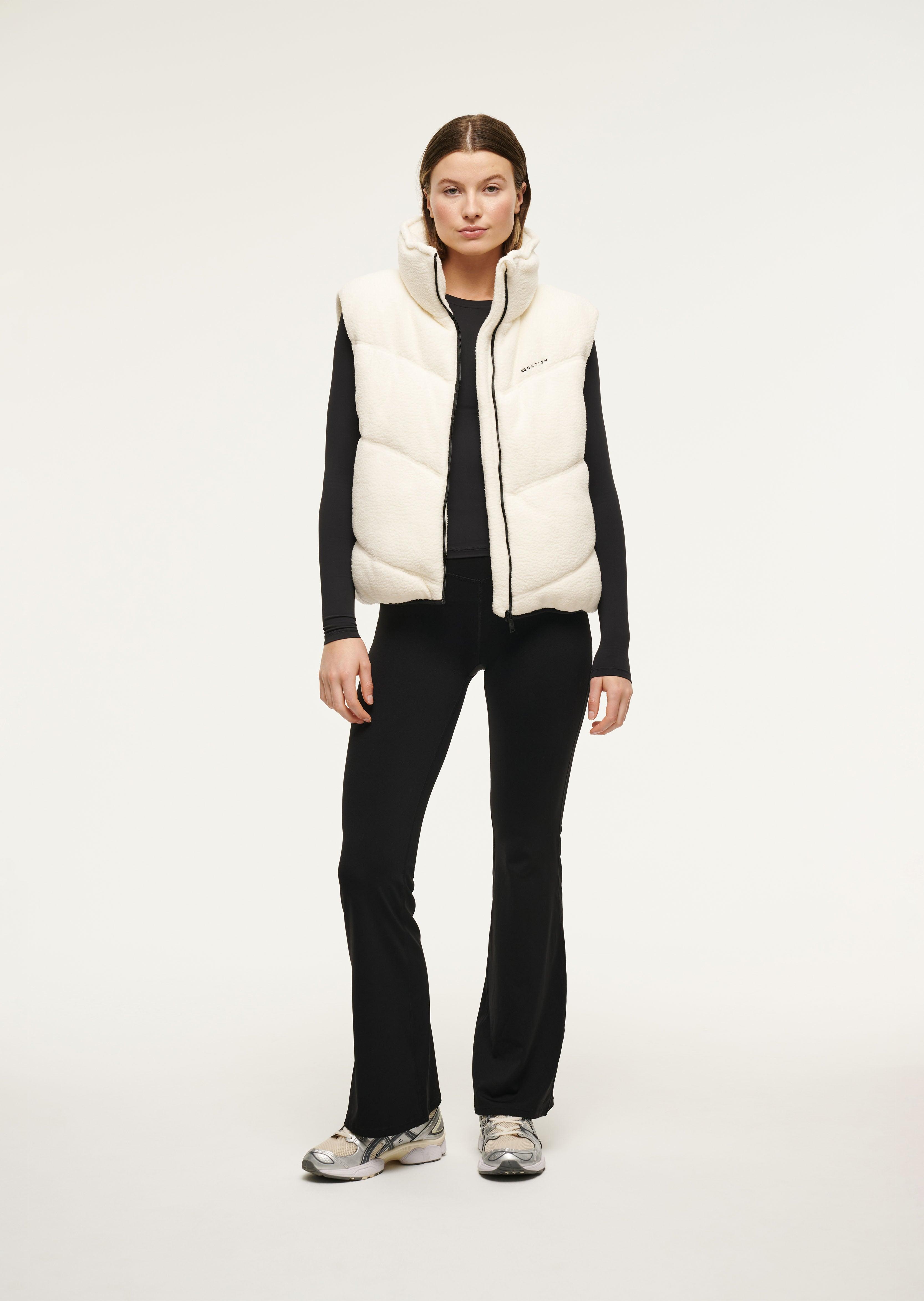 FORTUNE VEST IN WHISPER WHITE by P.E NATION