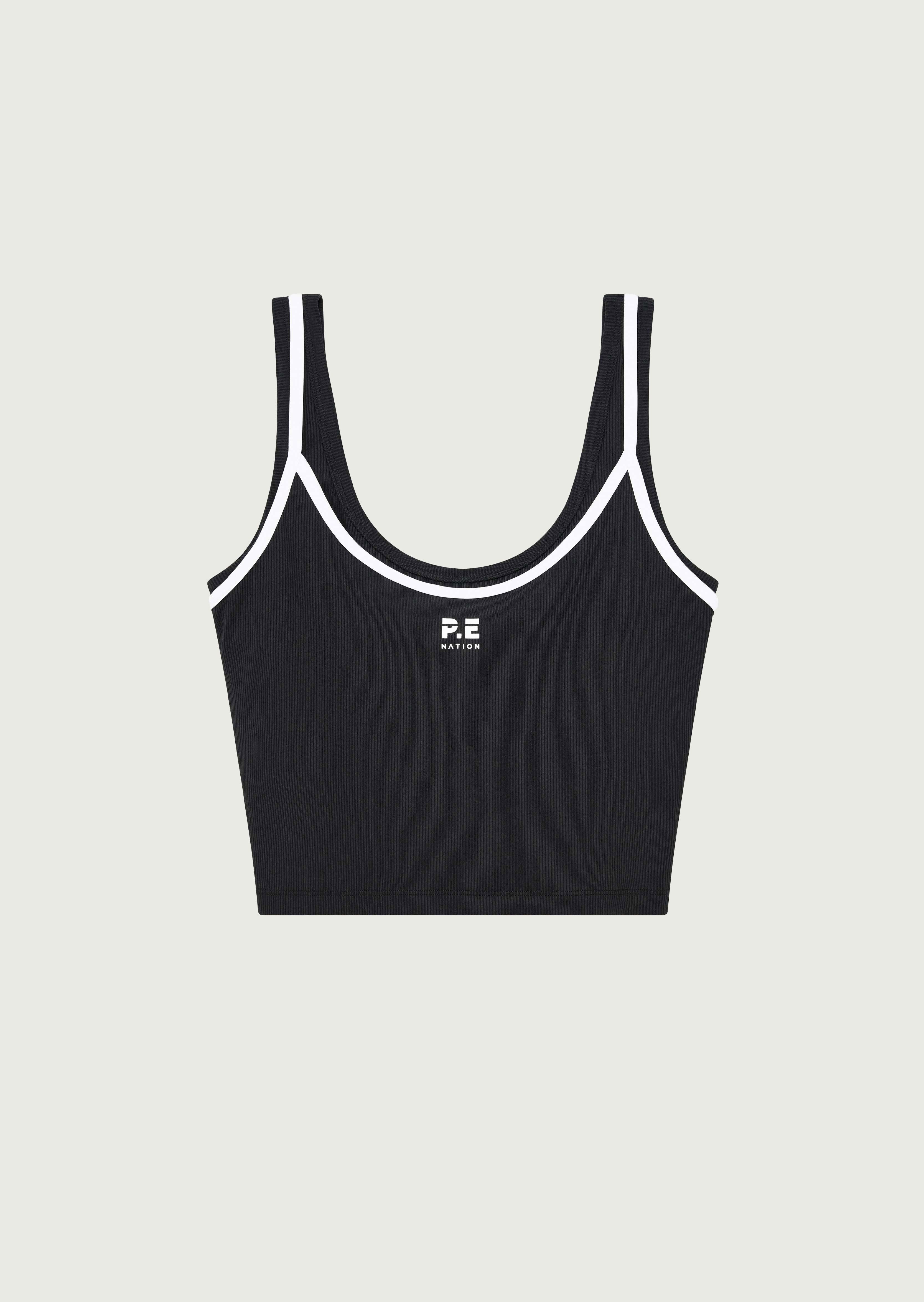 FORWARD TANK IN BLACK by P.E NATION