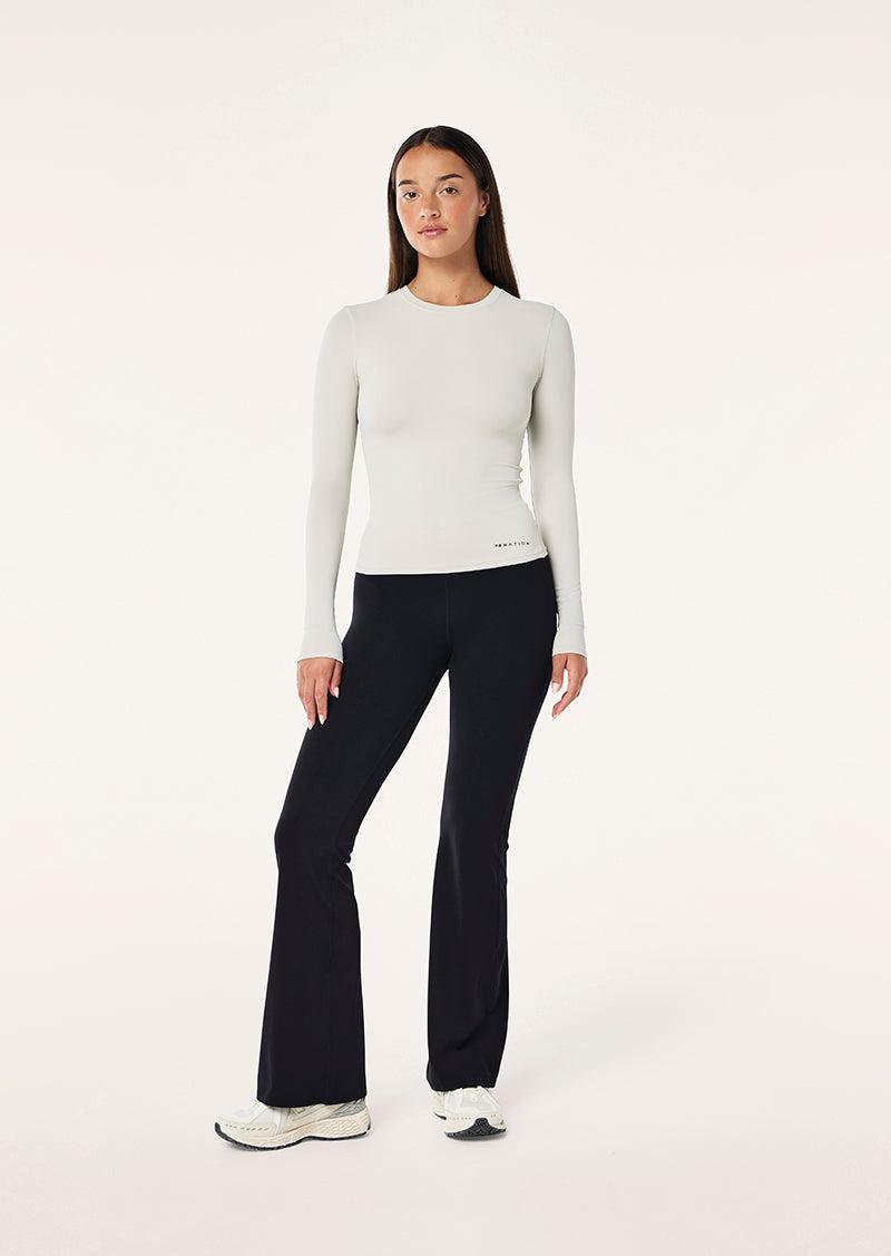 FOUNDATION LONG SLEEVE TOP IN MOONSTRUCK by P.E NATION