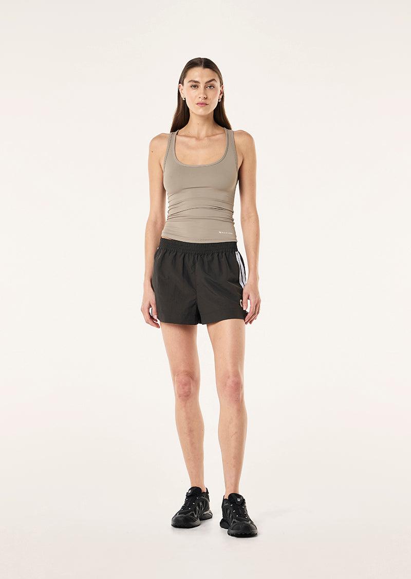 FOUNDATION SCOOP TANK IN MOON GREY by P.E NATION