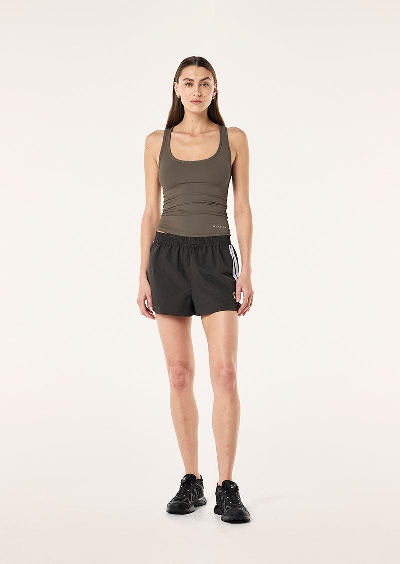 FOUNDATION SCOOP TANK IN SMOKESTONE by P.E NATION