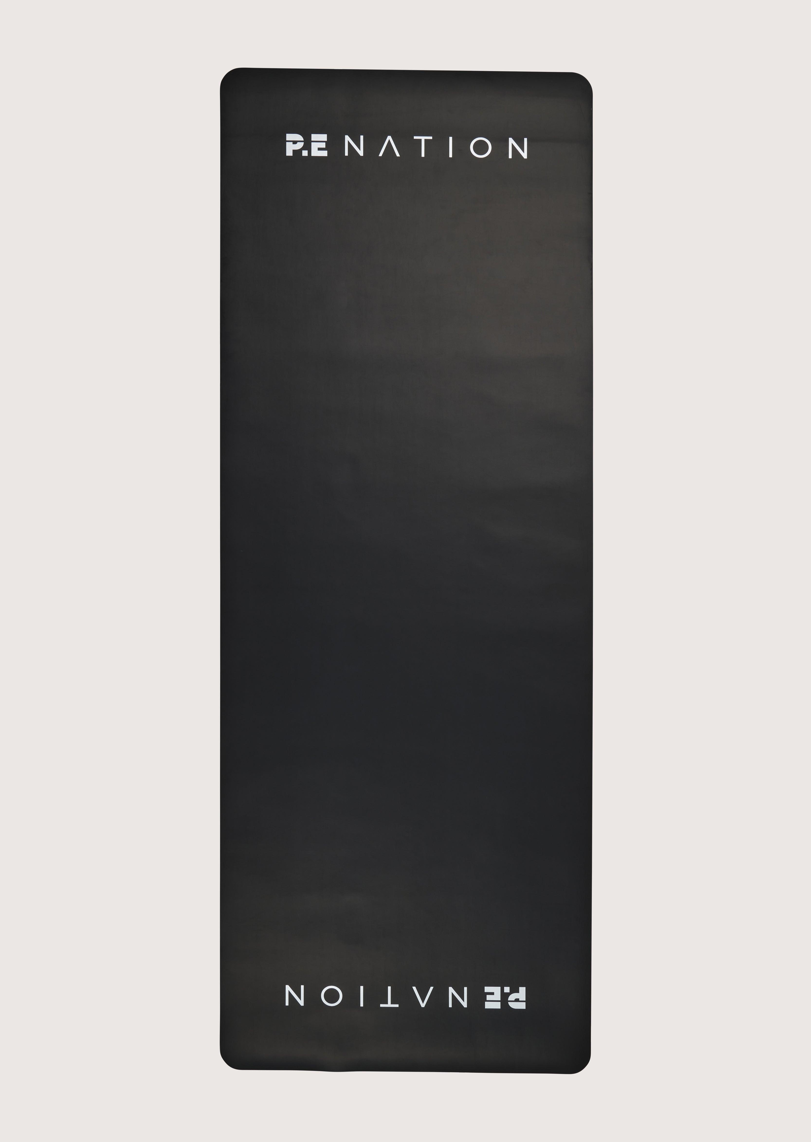 FOUNDATION YOGA MAT IN BLACK by P.E NATION