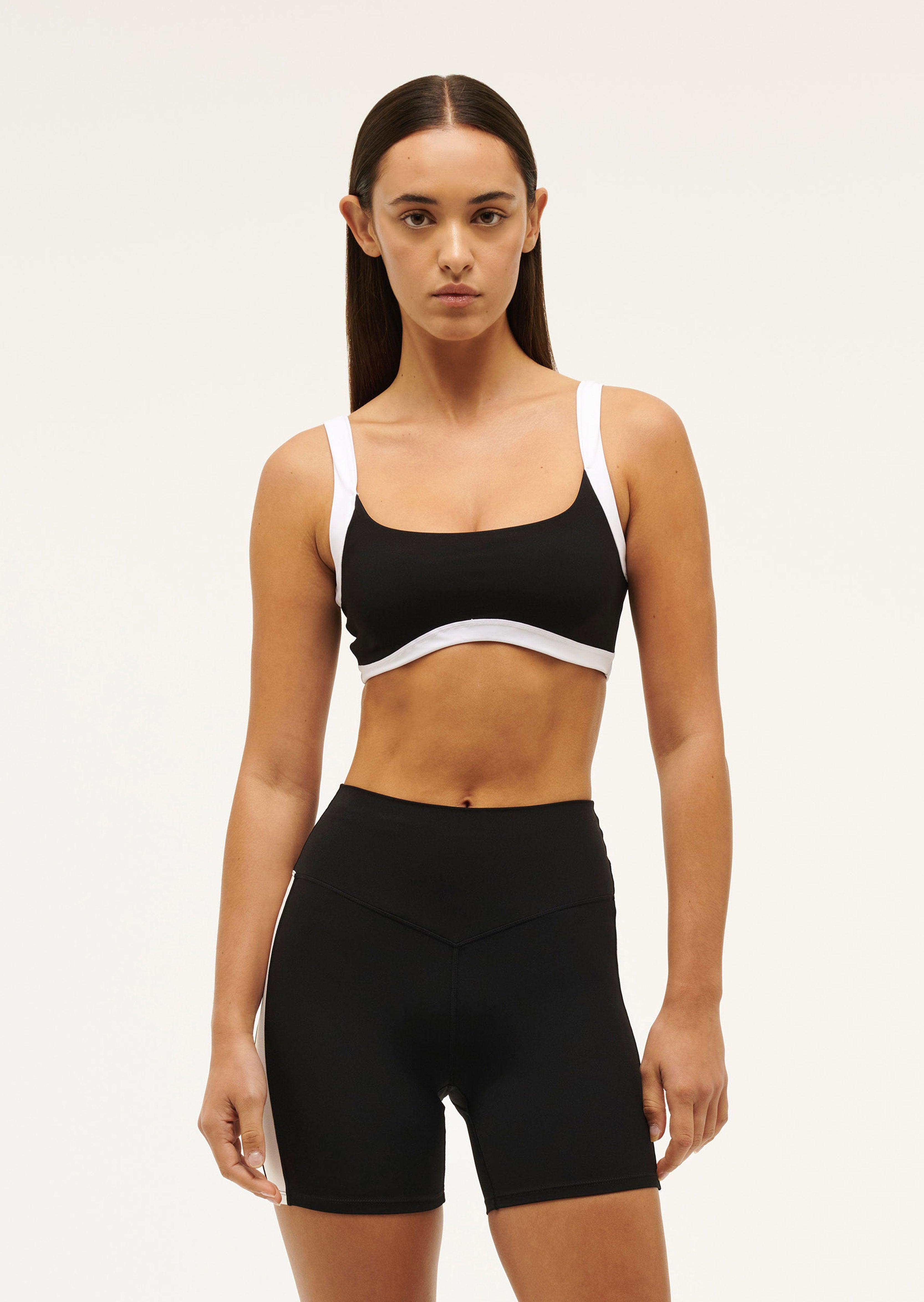 FREE PLAY 5" BIKE SHORT IN BLACK / OPTIC WHITE by P.E NATION