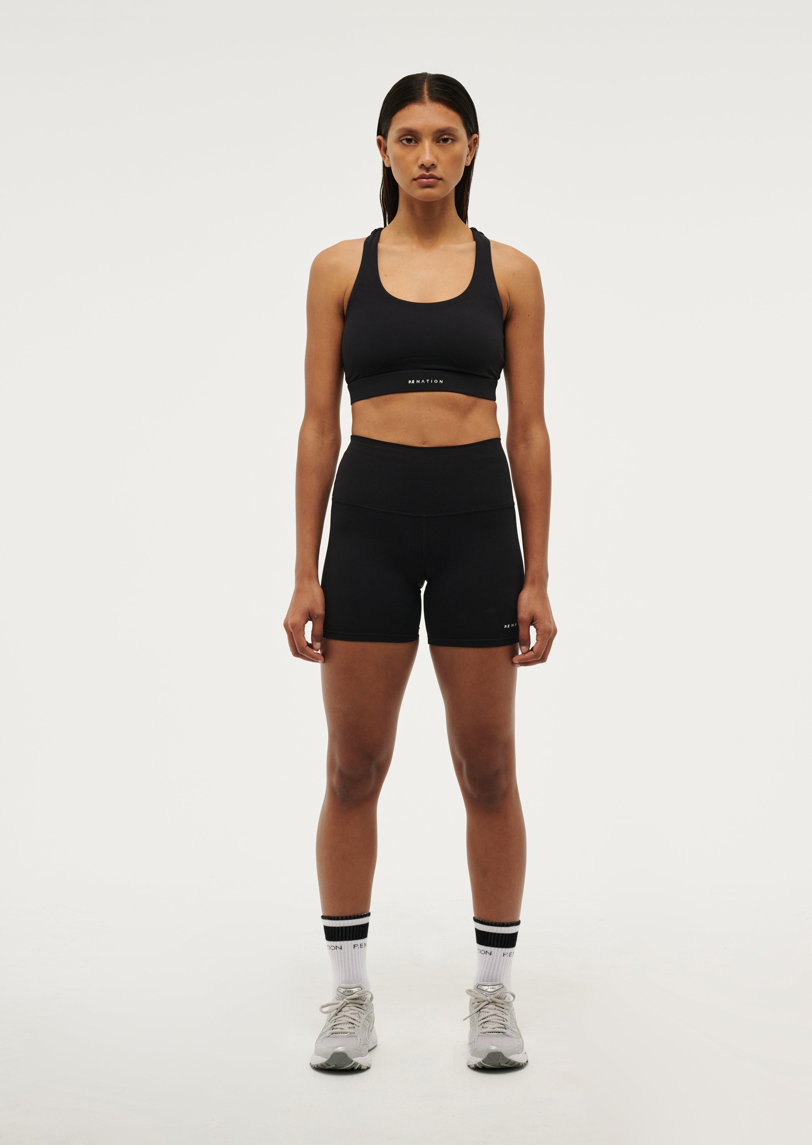 FREQUENCY 5" BIKE SHORT IN BLACK by P.E NATION