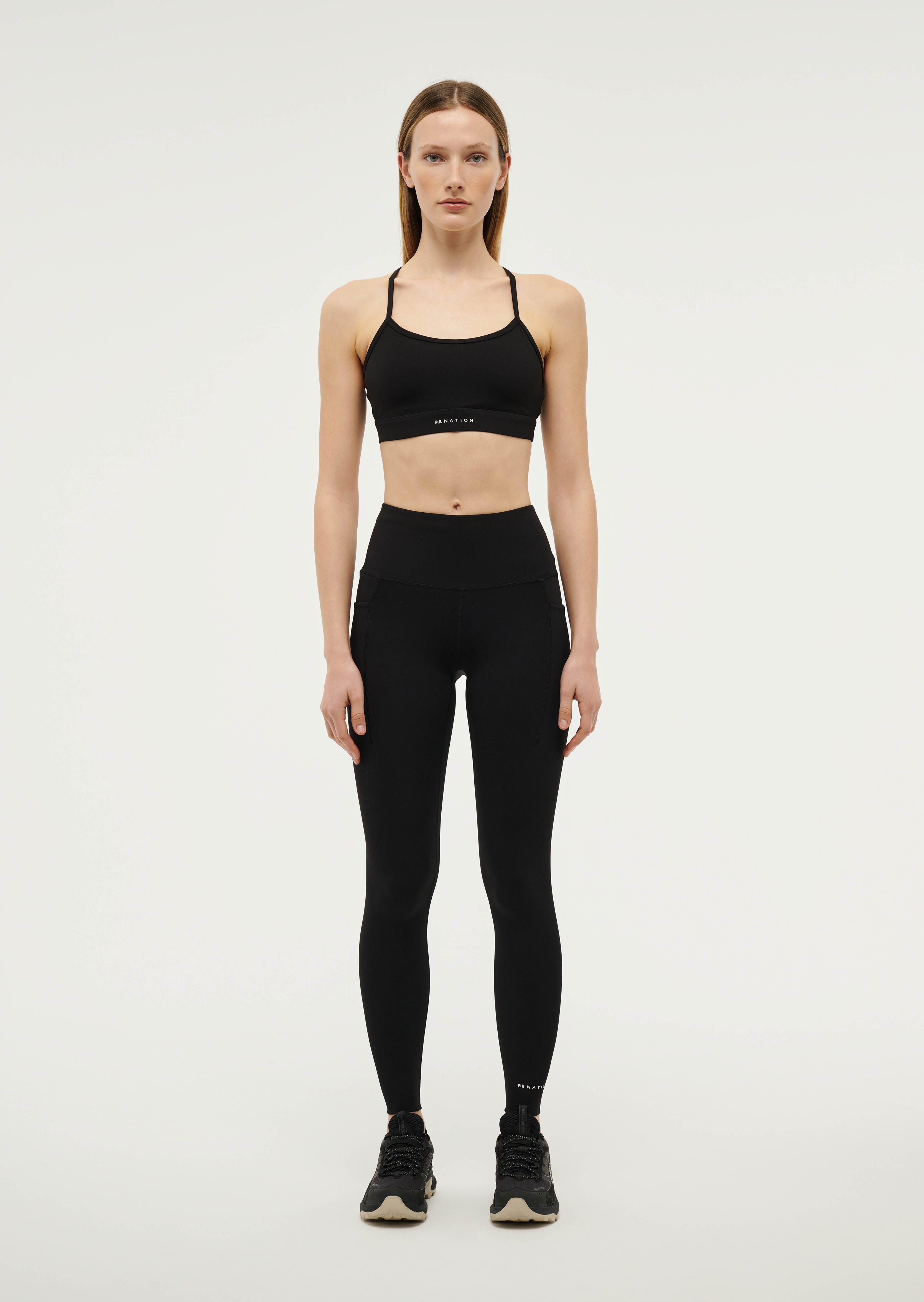 FREQUENCY 7/8 LEGGING IN BLACK by P.E NATION