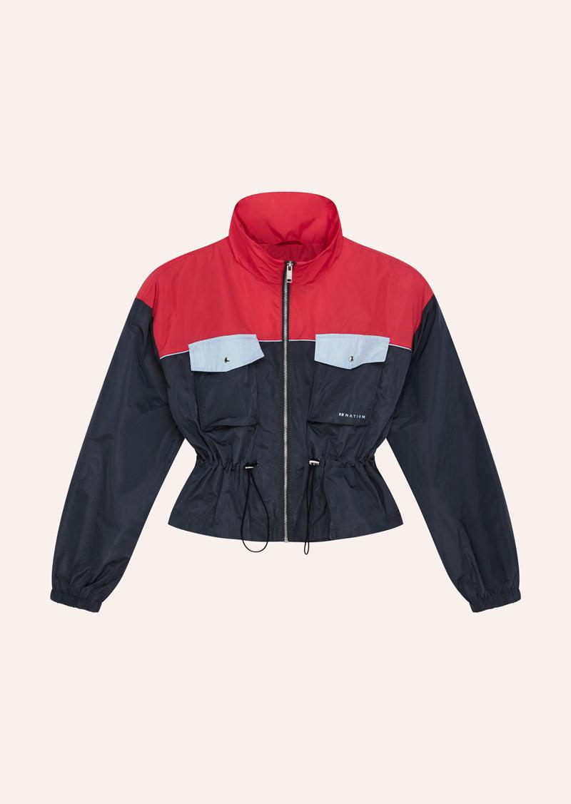 FRONTIER JACKET IN MARINE BLUE by P.E NATION