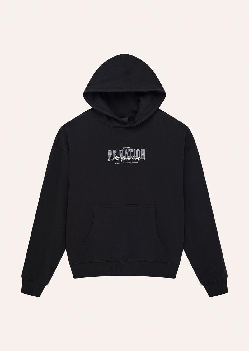 FULL OUT HOODIE IN BLACK by P.E NATION