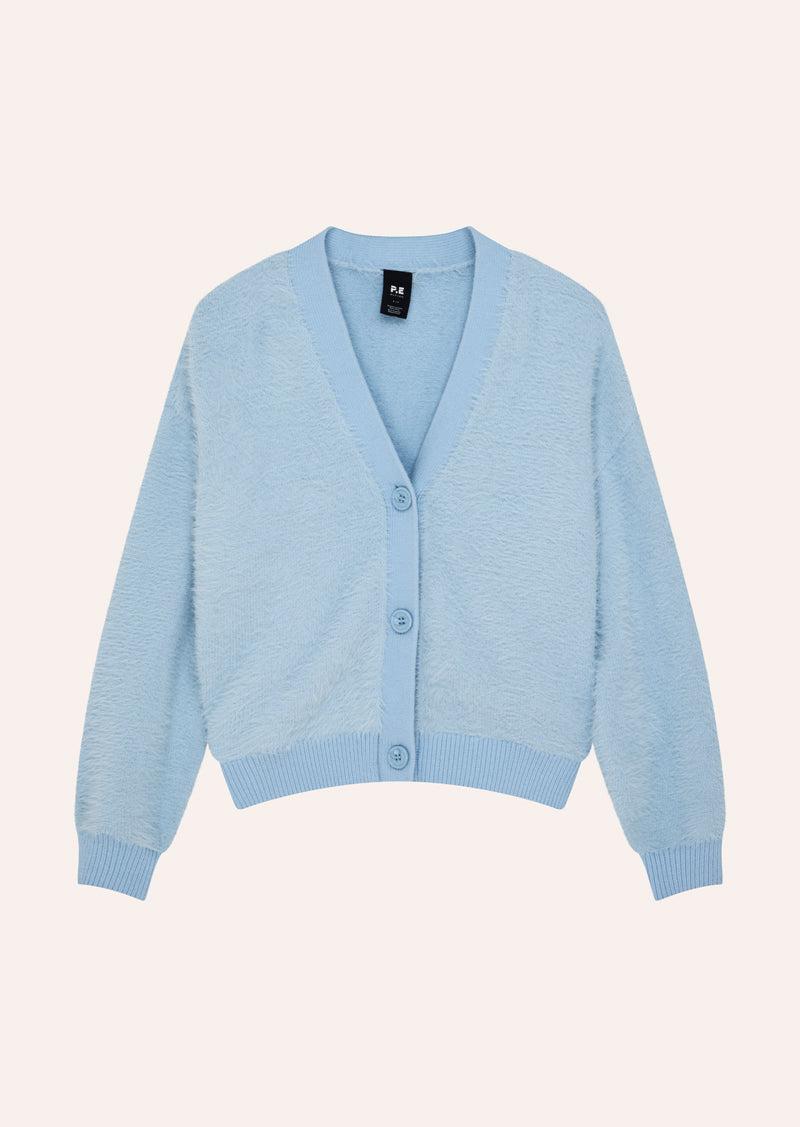 GREENPOINT KNIT CARDIGAN IN ICE BLUE by P.E NATION