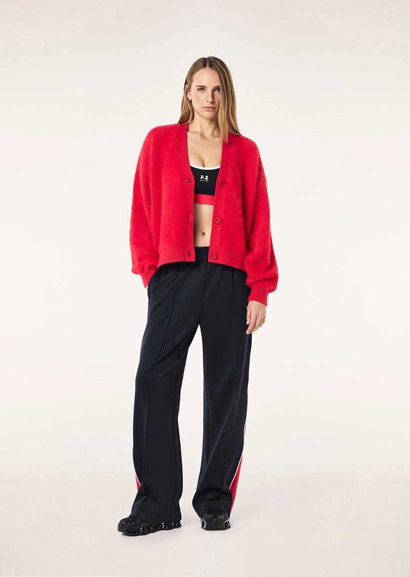 GREENPOINT KNIT CARDIGAN IN STRAWBERRY by P.E NATION