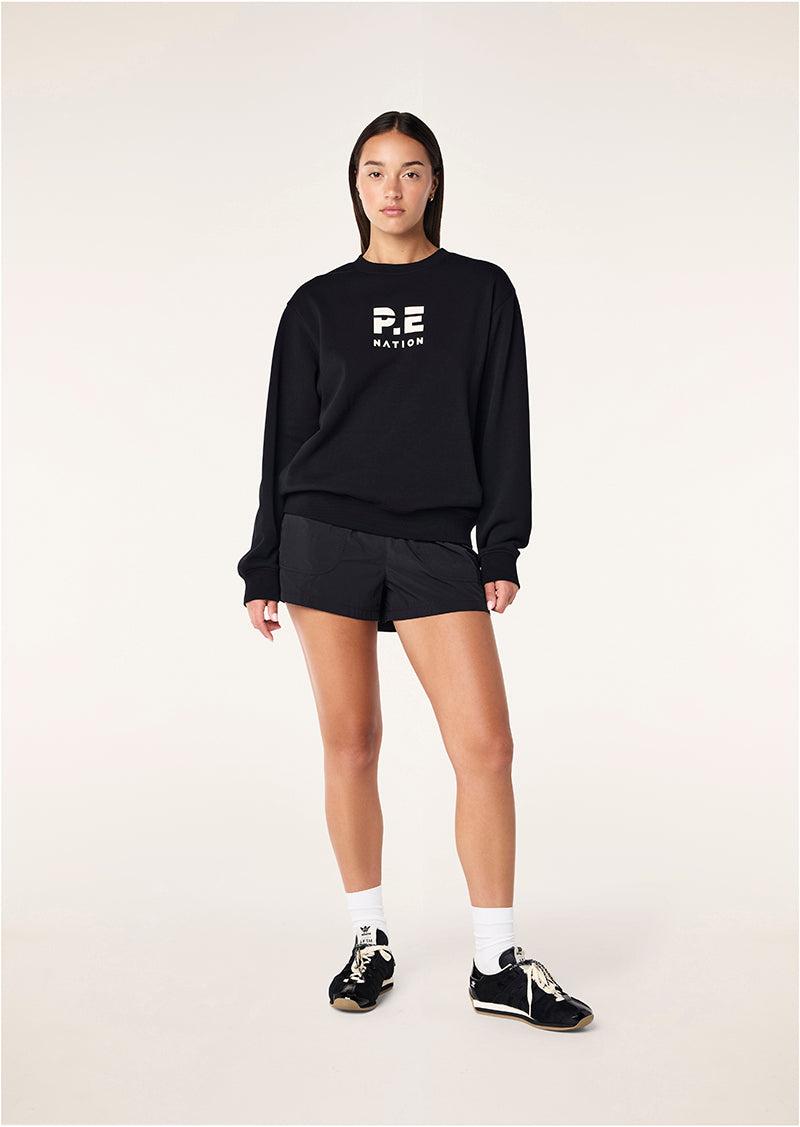 HEADS UP 2 SWEAT IN BLACK by P.E NATION