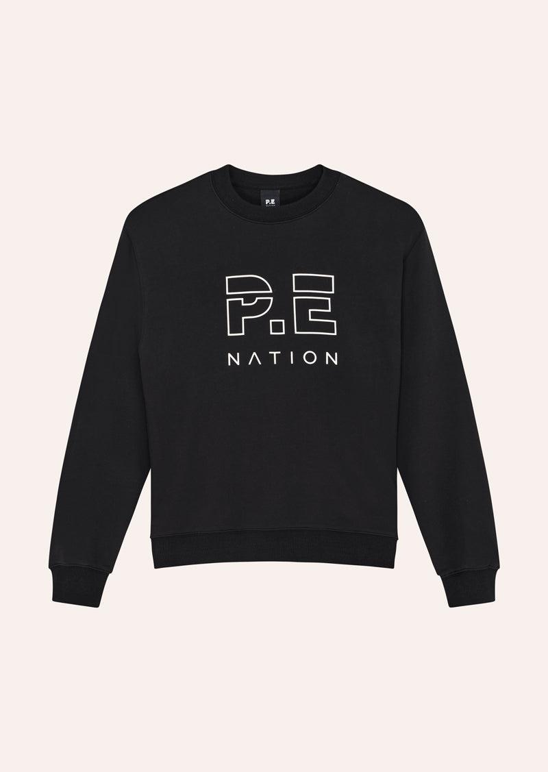 HEADS UP SWEAT IN BLACK by P.E NATION