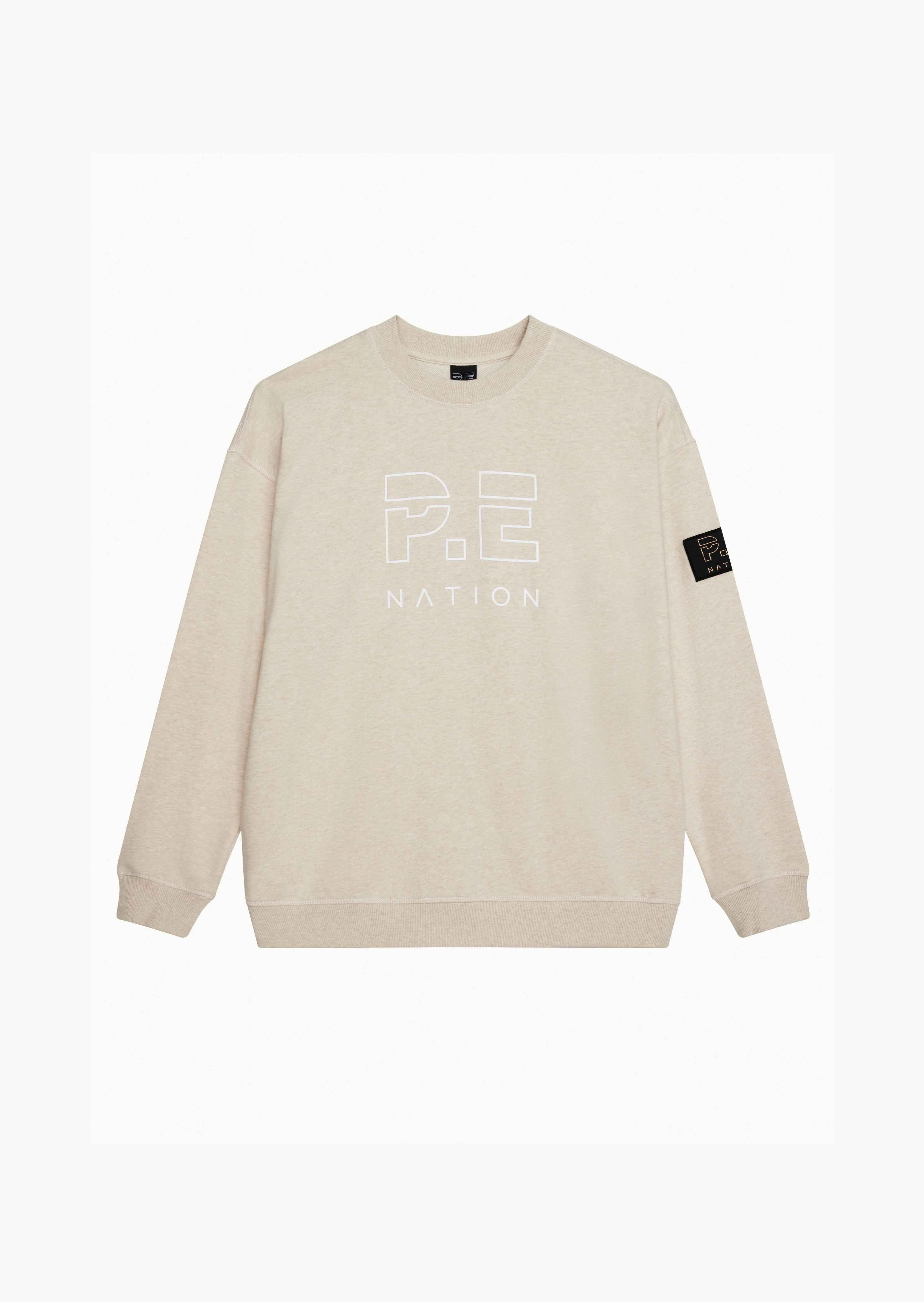 HEADS UP SWEAT IN OATMEAL MARLE by P.E NATION